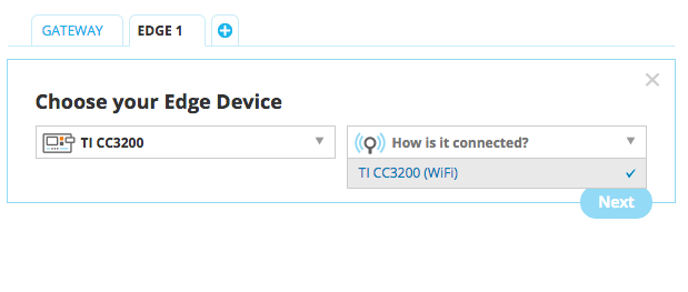 Select a MQTT edge device type and connectivity